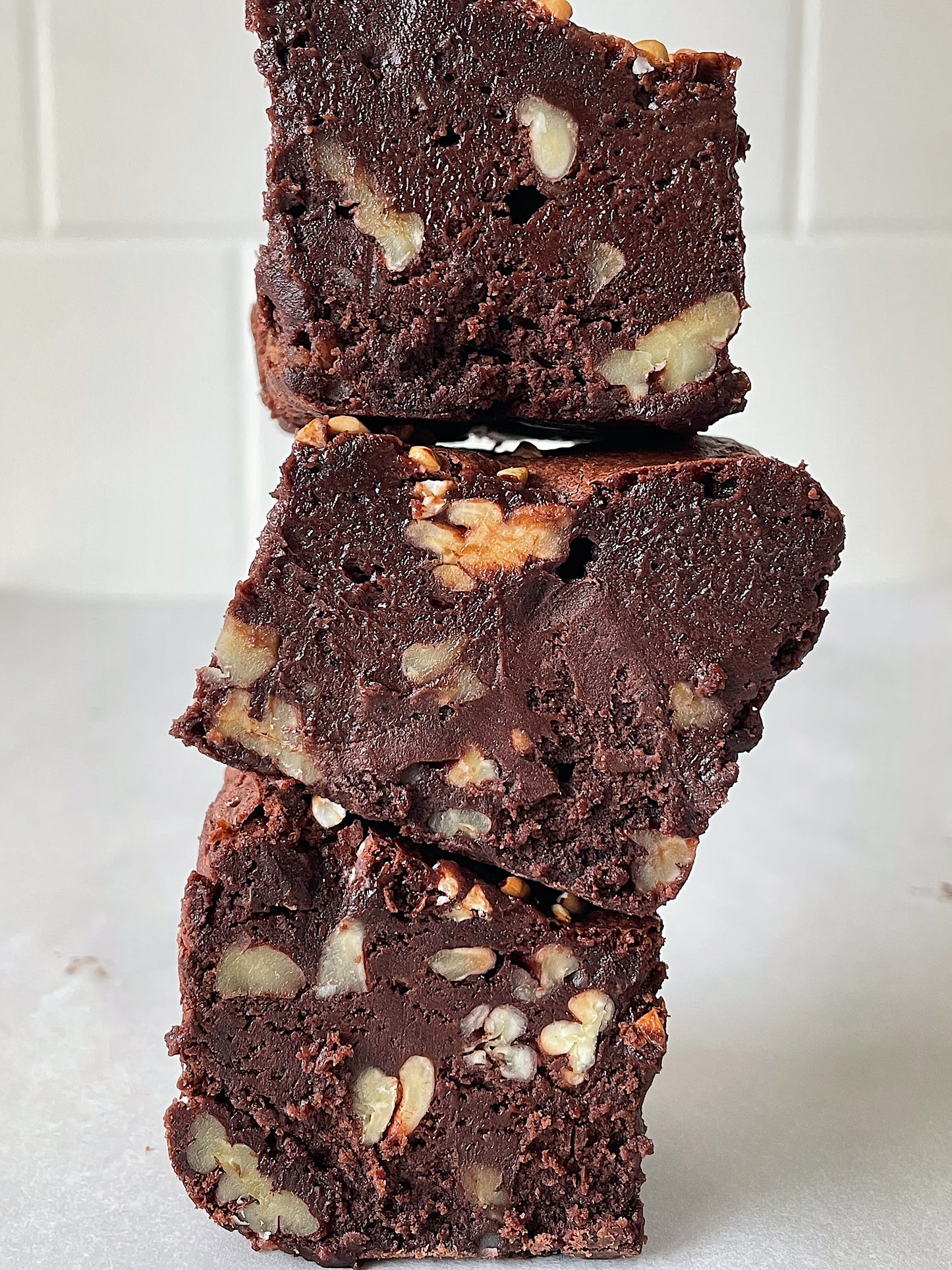 Fudgy Buckwheat Walnut Brownie